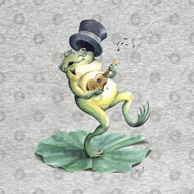 Dancing Ukulele Frog by UkuleleJim